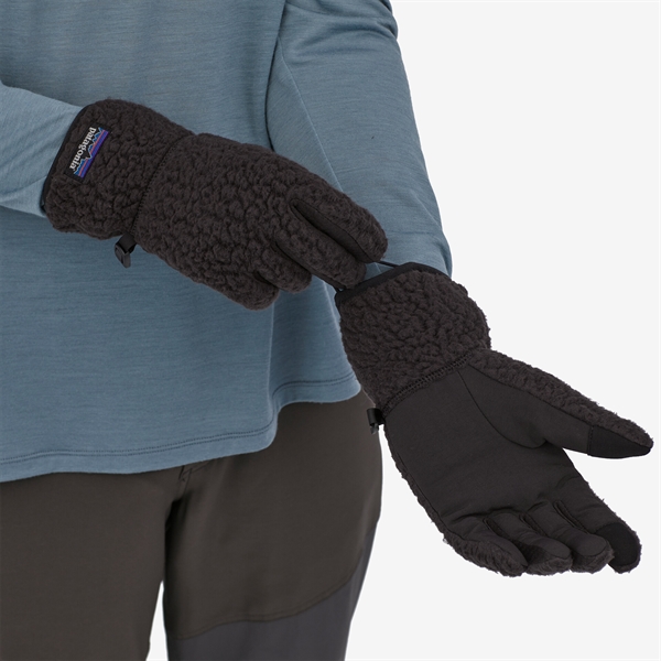 Patagonia Retro Pile Gloves - Black